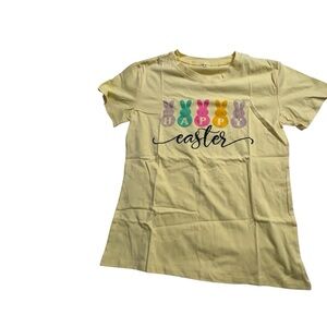 Easter Bunny T-Shirt. Size M. Yellow.